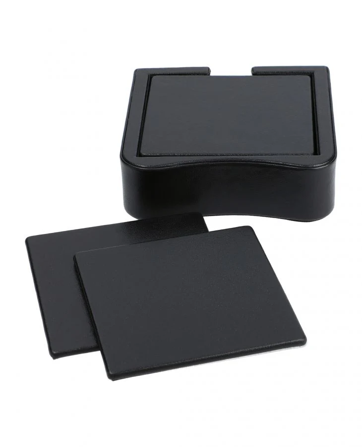Mondrian Leather Coasters - Image 3